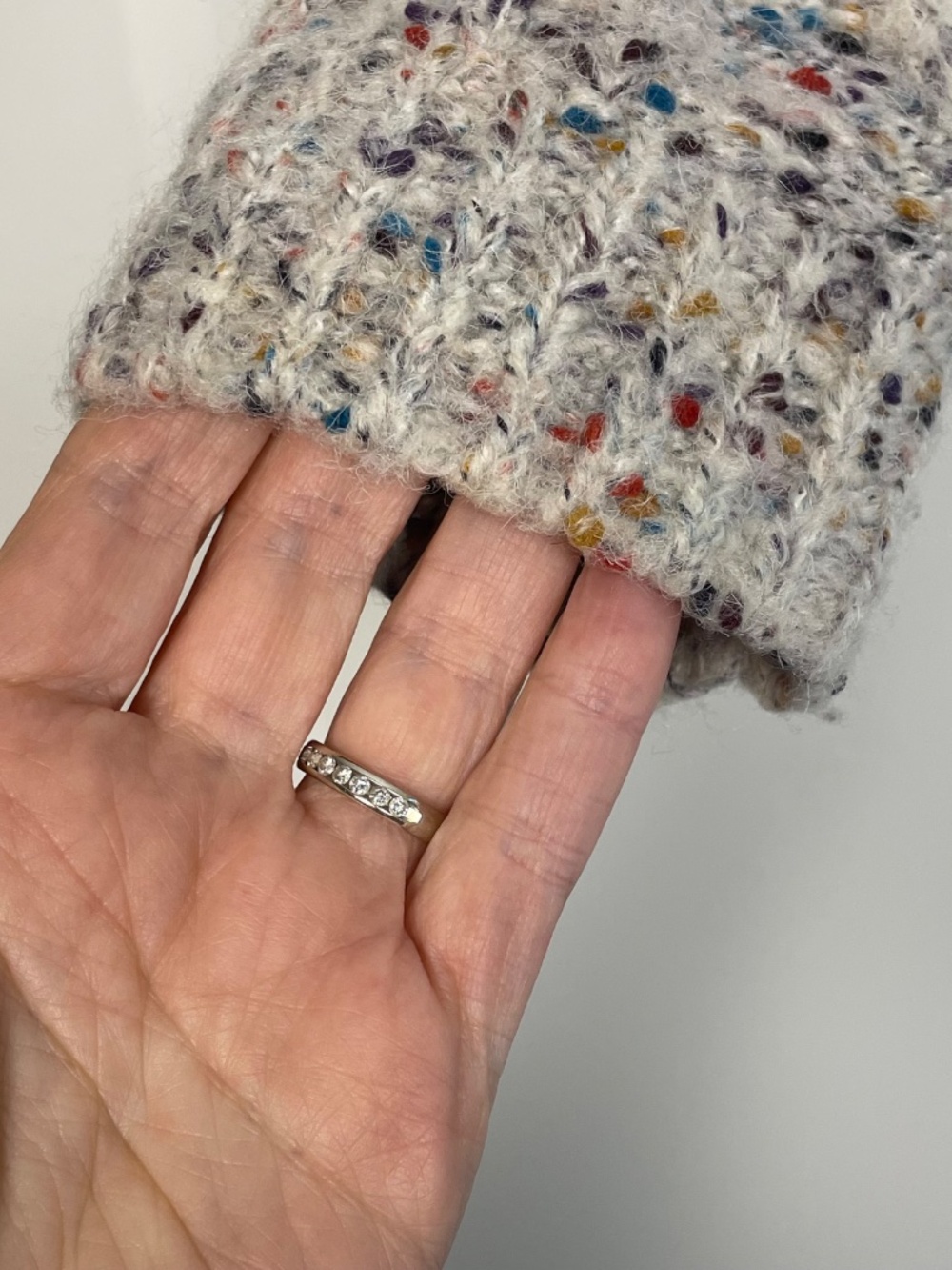 Heartloom Brandi Speckled Cable-Knit Confetti Cabin Cozy Whimsy Sweater Size XS - Picture 3 of 10